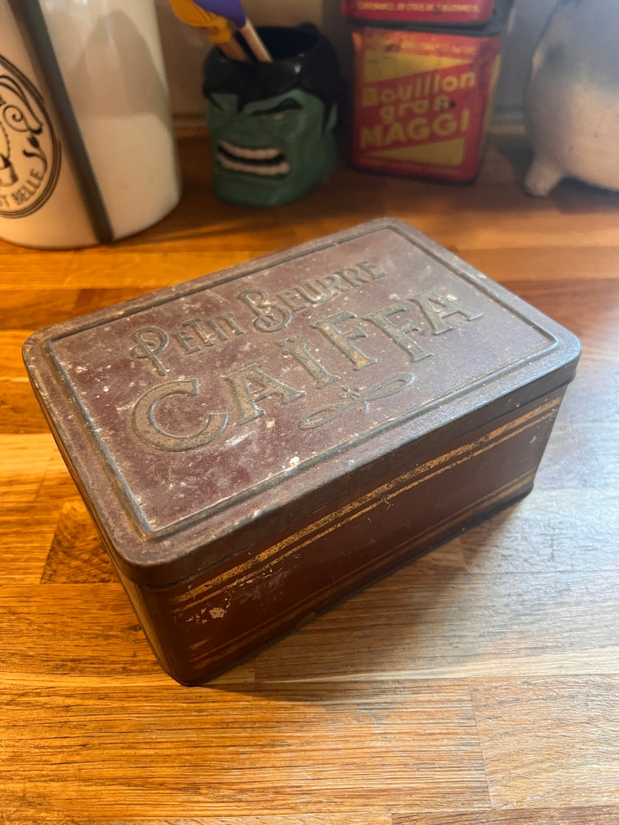 Boite métallique vintage Petit Beurre Caïffa – Le Sélectionneur