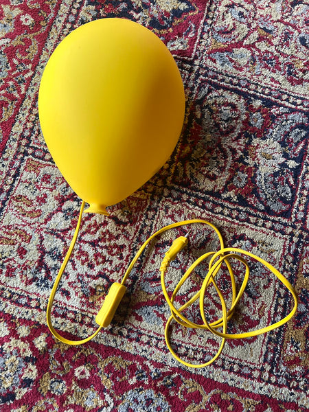 Applique vintage Ikea DRÖMMINGE jaune par Sarah Fager - Années 90