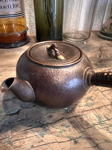 Théière artisanale en cuivre M. Nagasawa - Japon