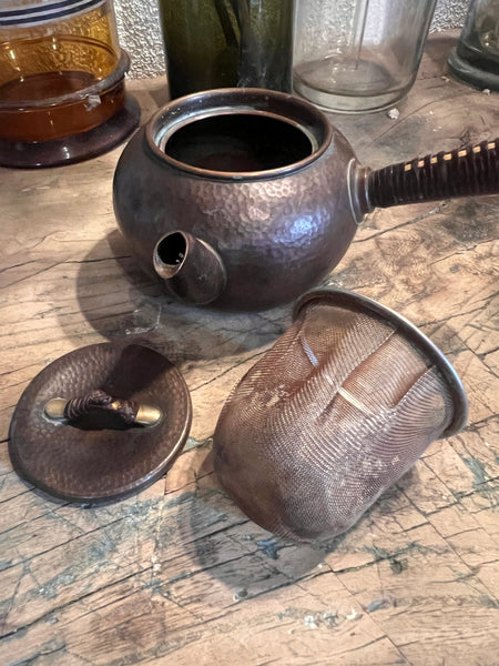 Théière artisanale en cuivre M. Nagasawa - Japon
