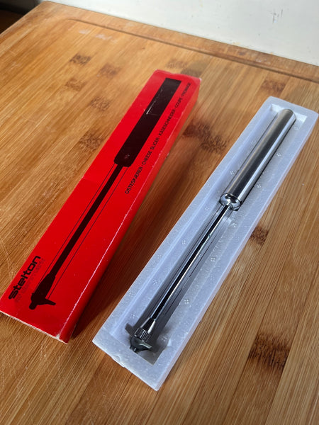 Coupe-fromage vintage Stelton of Denmark en inox par par Peter Holmblad