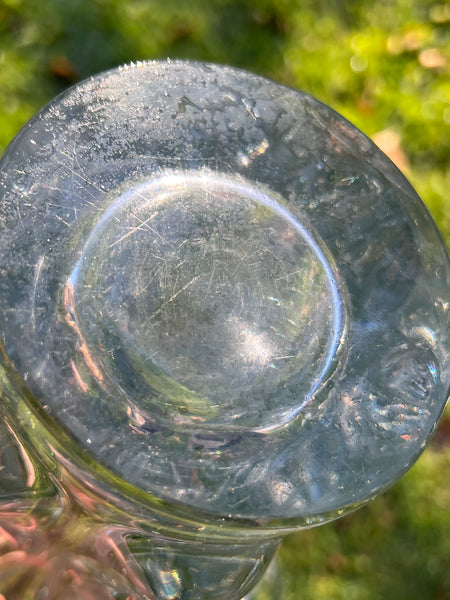 Grand vase en cristal de Vannes vintage dit Tête de girafe - 1950