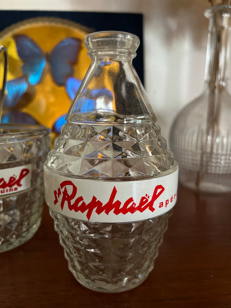 Carafe et seau à glaçons de bistrot St Raphaël Quinquina vintages