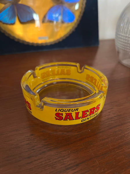 Cendrier publicitaire vintage Liqueur Salers Gentiane