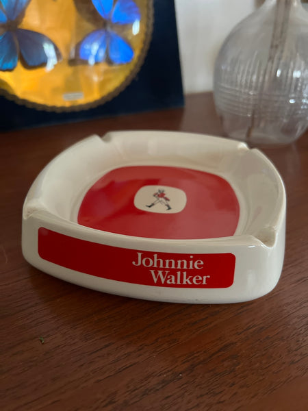 Cendrier publicitaire vintage Johnnie Walker en céramique - Wade Pdm England