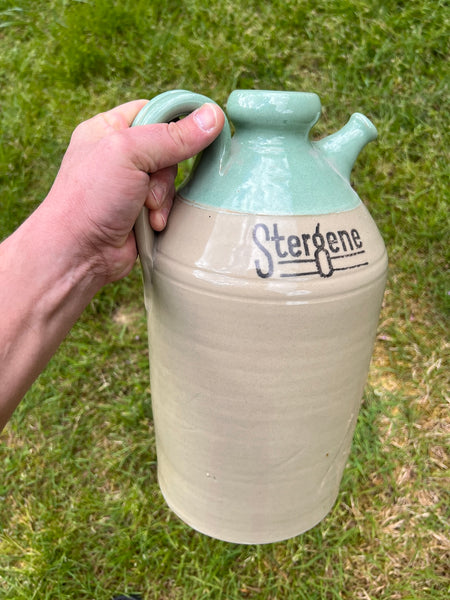 Grande bouteille en grès vintage Stergene - Angleterre - Années 30