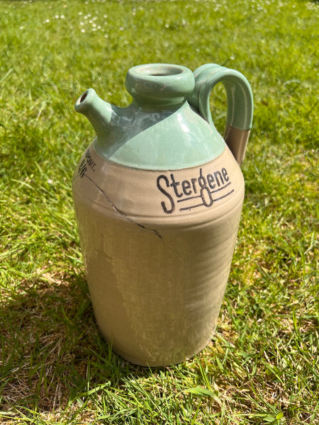 Grande bouteille en grès vintage Stergene - Angleterre - Années 30