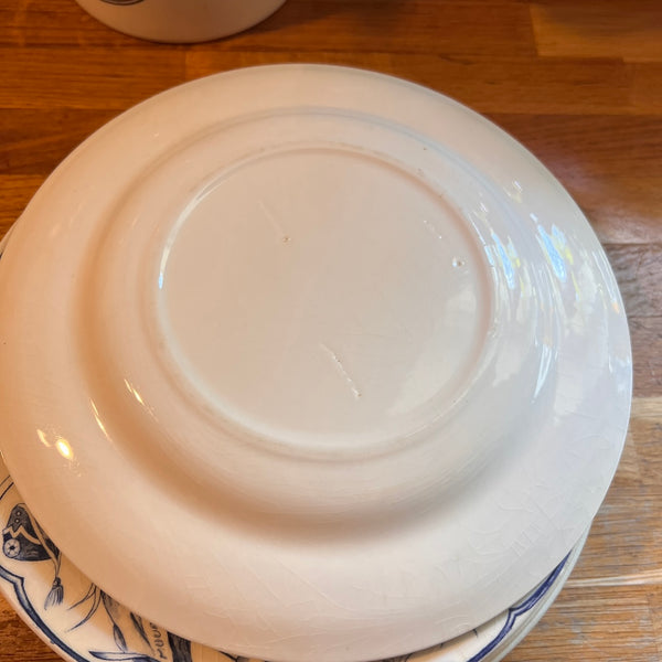 6 assiettes parlantes vintages La Révolution Française de 1789 en céramique de Luneville