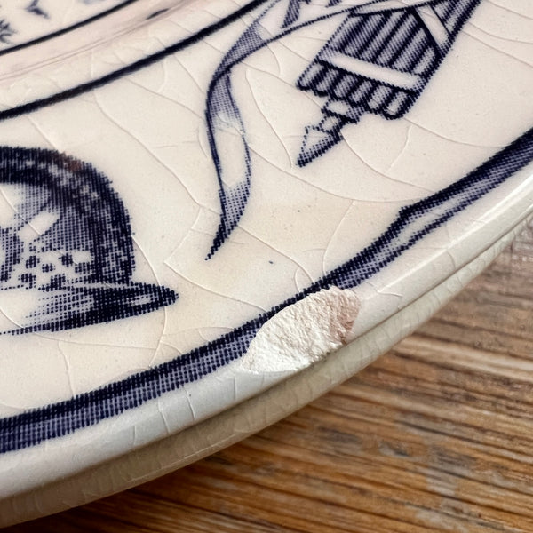 6 assiettes parlantes vintages La Révolution Française de 1789 en céramique de Luneville