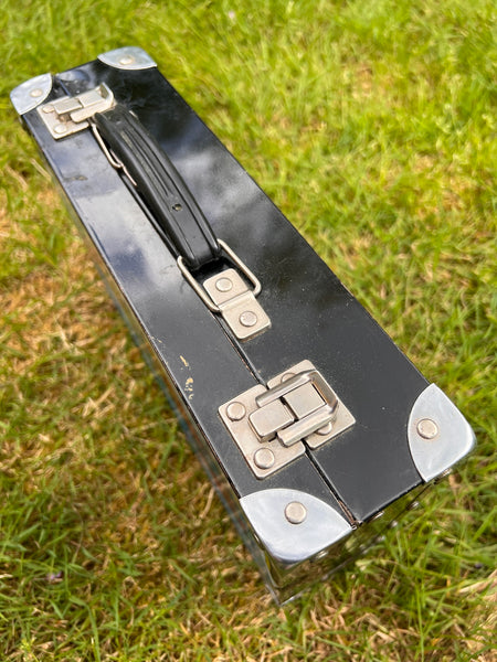 Valise publicitaire vintage Tropico en métal - Années 80