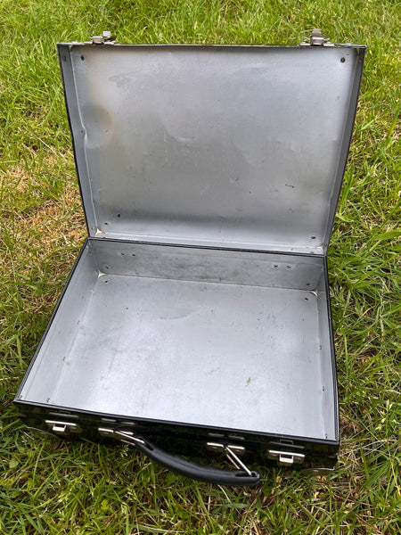 Valise publicitaire vintage Tropico en métal - Années 80