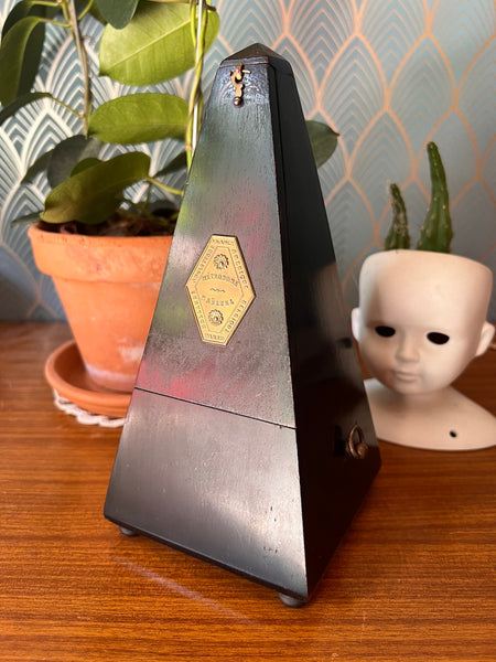 Métronome Maëlzel ancien en bois noir - Paris - XIX/XXième siècle