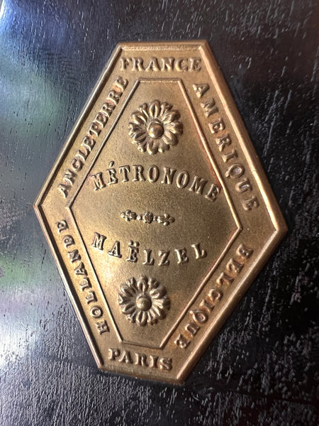 Métronome Maëlzel ancien en bois noir - Paris - XIX/XXième siècle