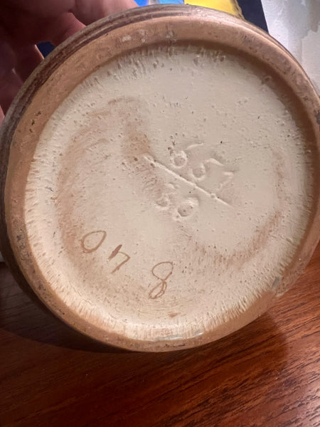 Vase vintage en céramique Scheurich Keramik 651-30 - West Germany - Années 70