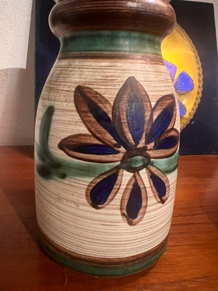 Vase vintage en céramique Scheurich Keramik 651-30 - West Germany - Années 70