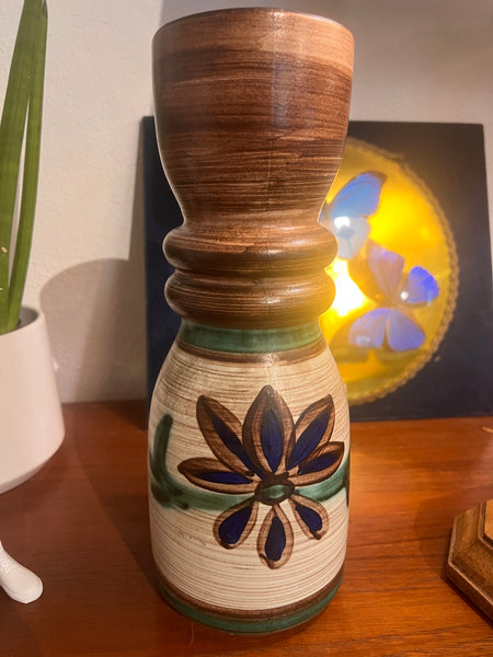 Vase vintage en céramique Scheurich Keramik 651-30 - West Germany - Années 70