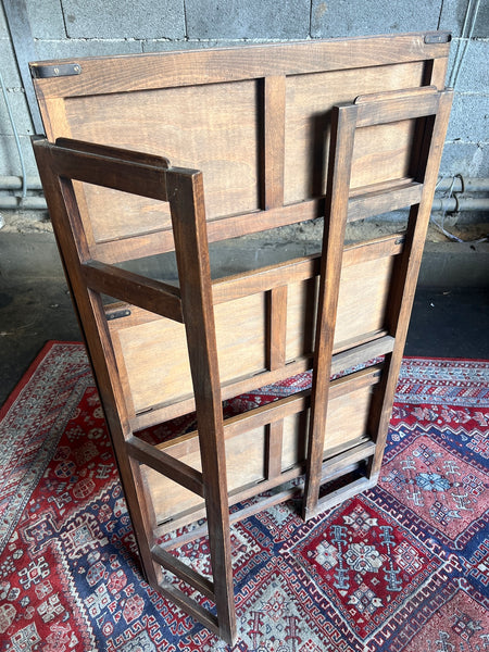 Étagère vintage de bouquiniste pliante et empilable