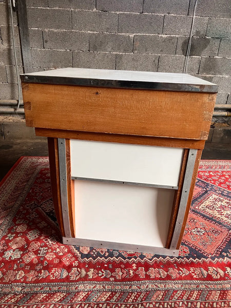 Billot de boucher vintage en bois et formica - Trussant & Cie - Ste-Livrade-sur-Lot