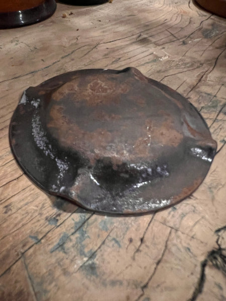 Cendrier vintage en fonte émaillée Poêle Godin