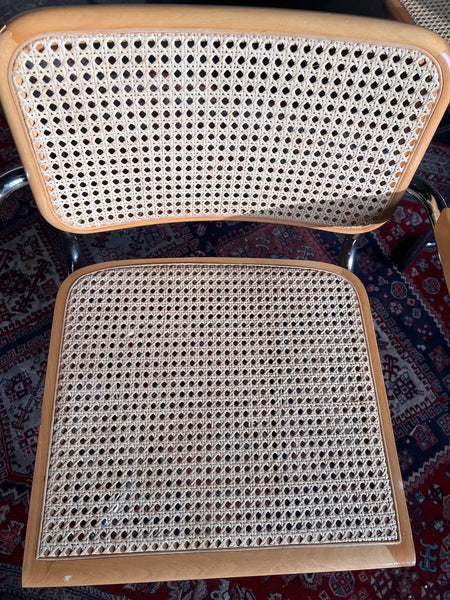 Fauteuil Cesca B64 hêtre nature par Marcel Breuer - Janvier 2000