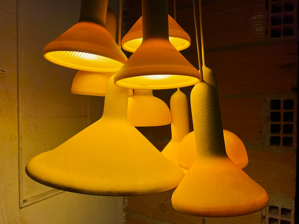 Grande suspension design Torch Light par Sylvain Willenz pour Established & Sons - 2008