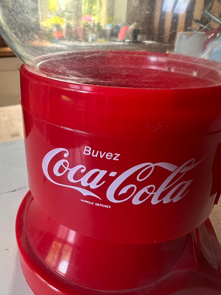 Distributeur vintage de cacahuètes / bonbons Coca-Cola - Années 90