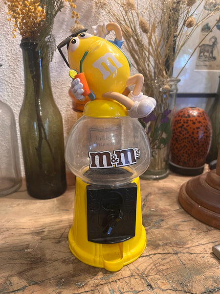 Distributeur M&M'S vintage jaune - Années 2000