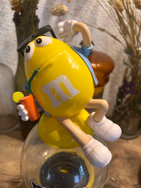 Distributeur M&M'S vintage jaune - Années 2000