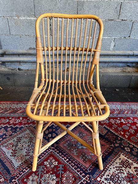 Chaise vintage en rotin
