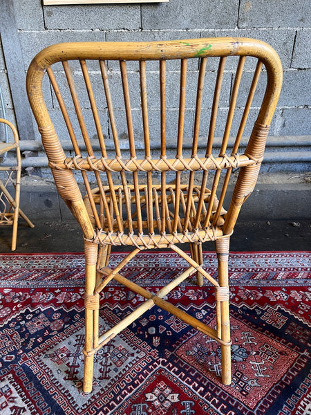 Chaise vintage en rotin