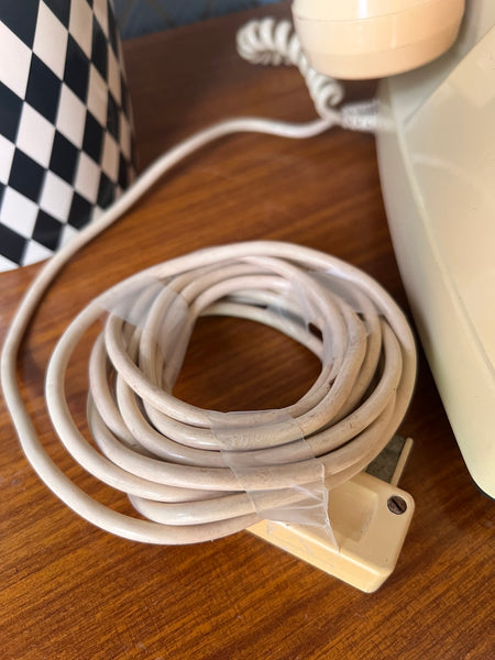 Téléphone à cadran vintage Socotel S63 Ivoire - Années 80
