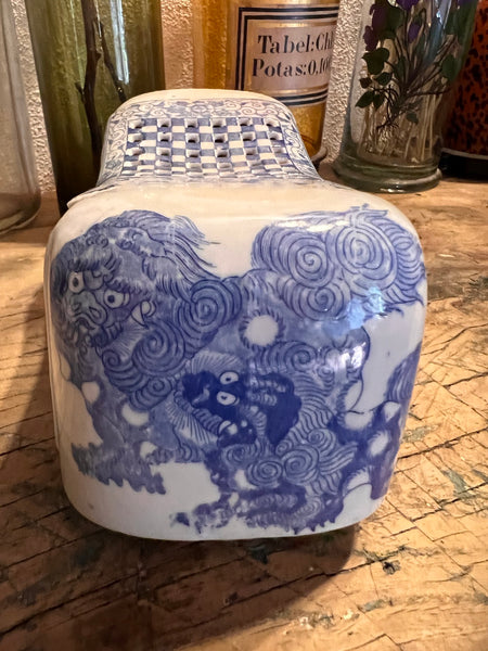 Oreiller japonais d'été vintage en céramique - XIXième siècle