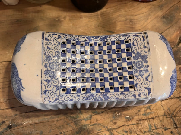 Oreiller japonais d'été vintage en céramique - XIXième siècle