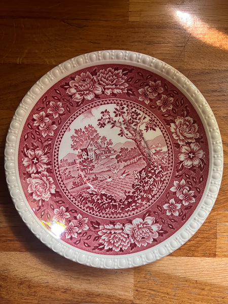 Ensemble tasse à thé et sous-tasse vintages en faïence Villeroy & Boch Rusticana style Terre de fer