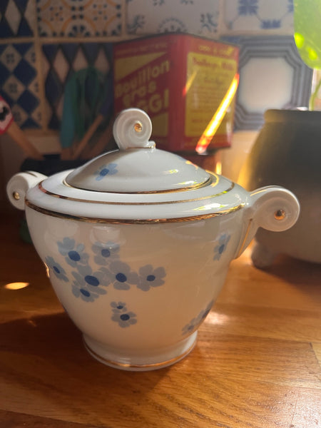 Service à thé / café vintage en porcelaine G. Boyer - Limoges France - Années 60