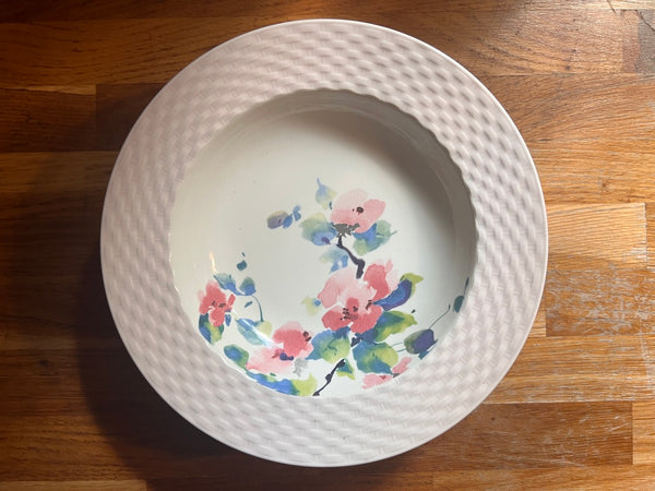 4 assiettes creuses vintages en porcelaine Pagnossin - Treviso Italy - Années 80