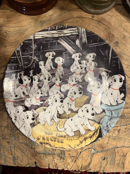 Assiette décorative / de collection en porcelaine les 101 Dalmatiens 23,5cm - Walt Disney - Japon