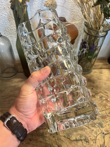Vase vintage Windsor par JG Durand pour Luminarc - Années 70