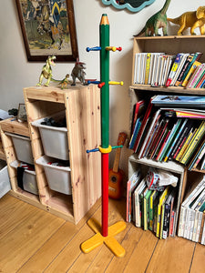 Porte-manteaux vintage pour enfants dans le goût de Pierre Sala Memphis - Années 90