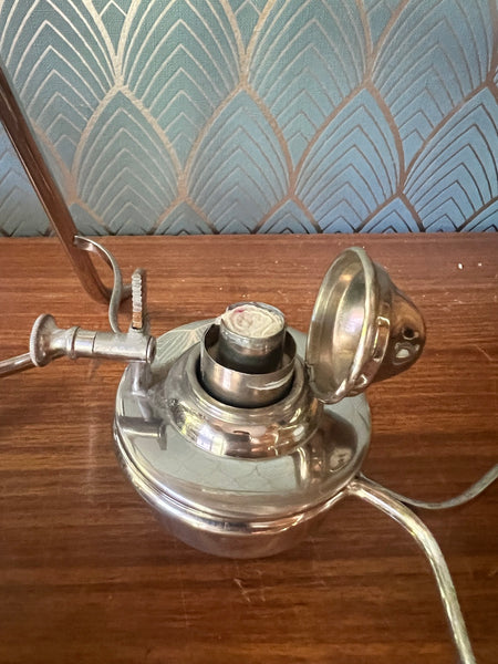 Rare bouilloire à thé / Samovar vintage en métal argenté et Inox WMF - Allemagne - Années 50/60