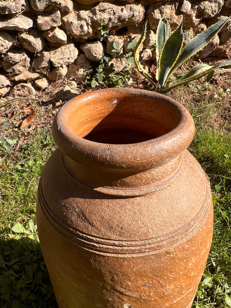 Grand vase / pot vintage en grès 32cm