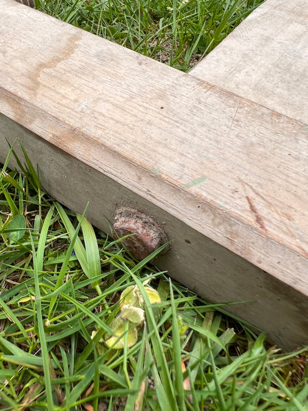 Serre-joint de menuisier ancien en bois