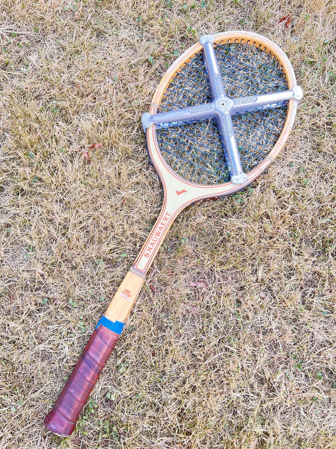 Raquette de tennis snauwaert vintage bois - Sport & Plein air