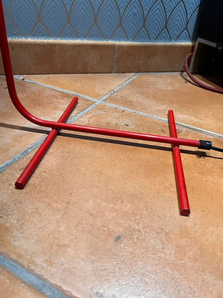 Lampadaire / liseuse vintage Kema Keur rouge - Années 70/80