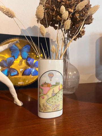 Petit vase vintage en céramique - Années 80