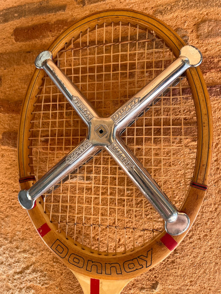 Raquette de tennis vintage en bois Donnay Swinger - Rod Laver avec tendeur Zephyr