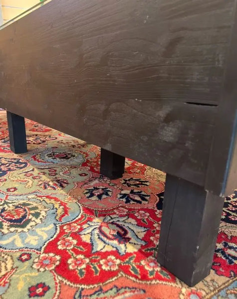 Table basse flipper Saturn 2 Bell Games customisée