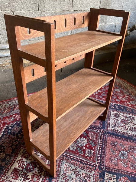 Étagère vintage de bouquiniste pliante et empilable