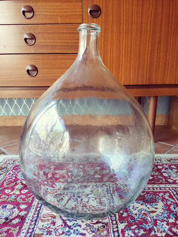 Dame jeanne en verre de 31 litres transparente