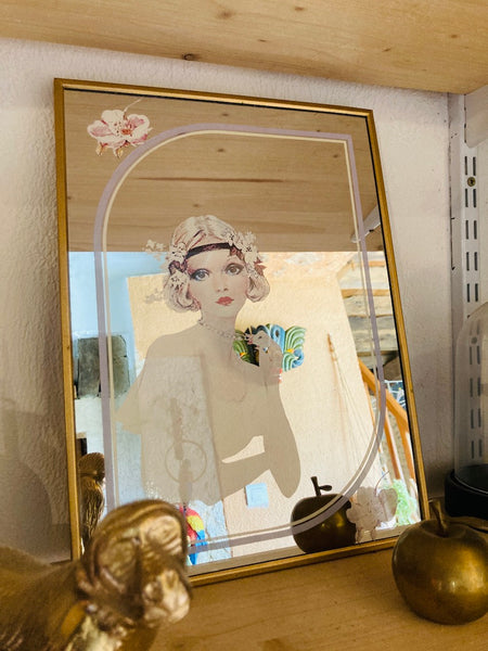 Miroir vintage Joséphine Currie - 1970